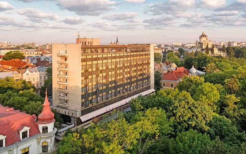 Premier Hotel Dnister Lviv Eksteriør billede